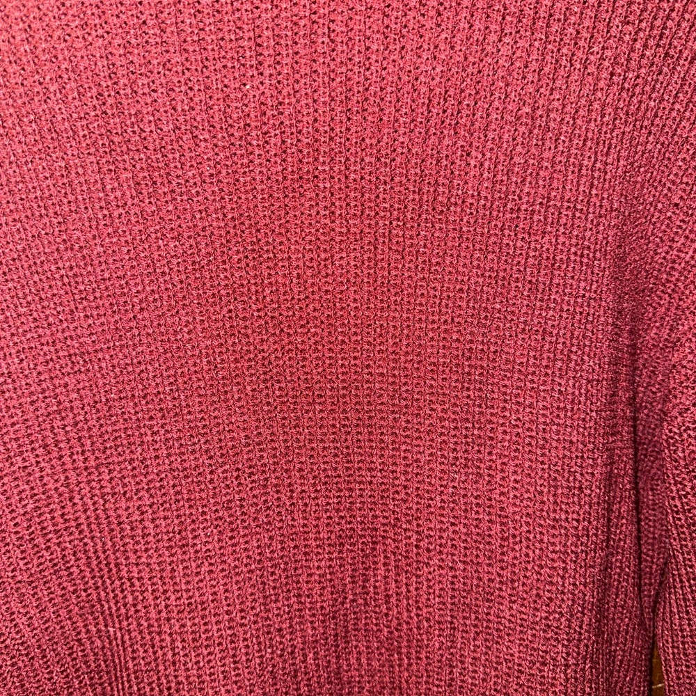 Red Sweater Dress - Picture 3 of 4